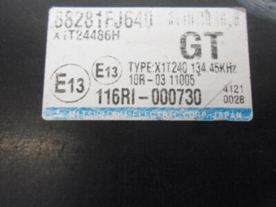 MULTIFUNCTION INTEGRATED CONTROL MODULE SUBARU XV CROSSTREK 2014