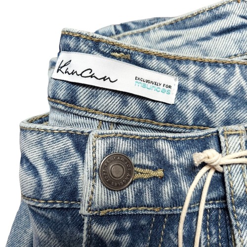 KanCan Light Sandblasted High Rise Porkchop Pocket Straight Jean NWT - Picture 6 of 8