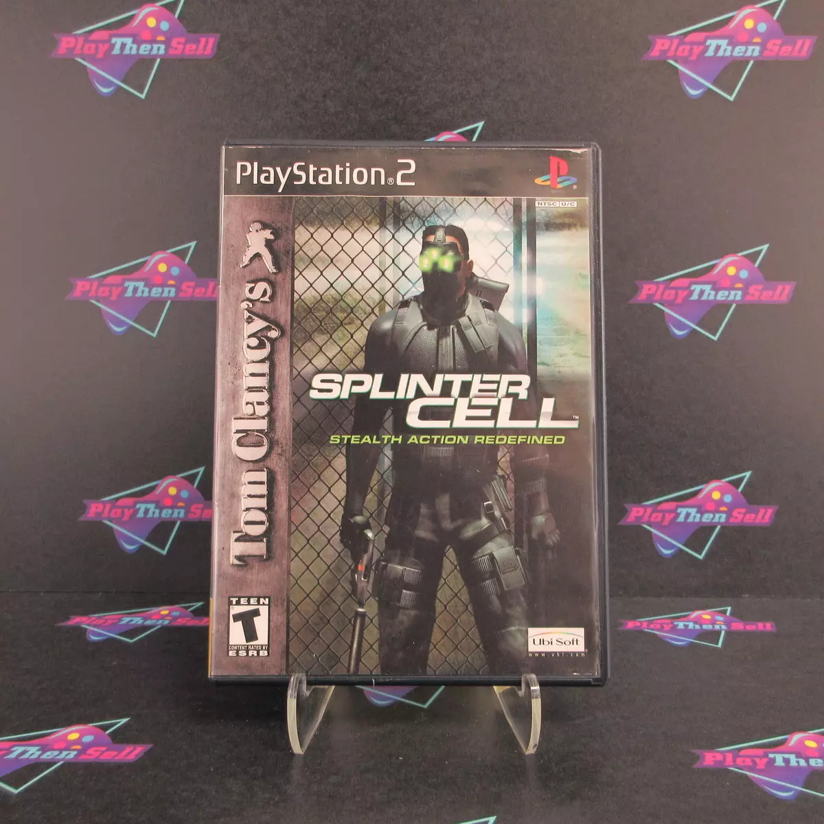 Tom Clancy's Splinter Cell Stealth Action Redefined PS2 PlayStation 2 CIB  Tested