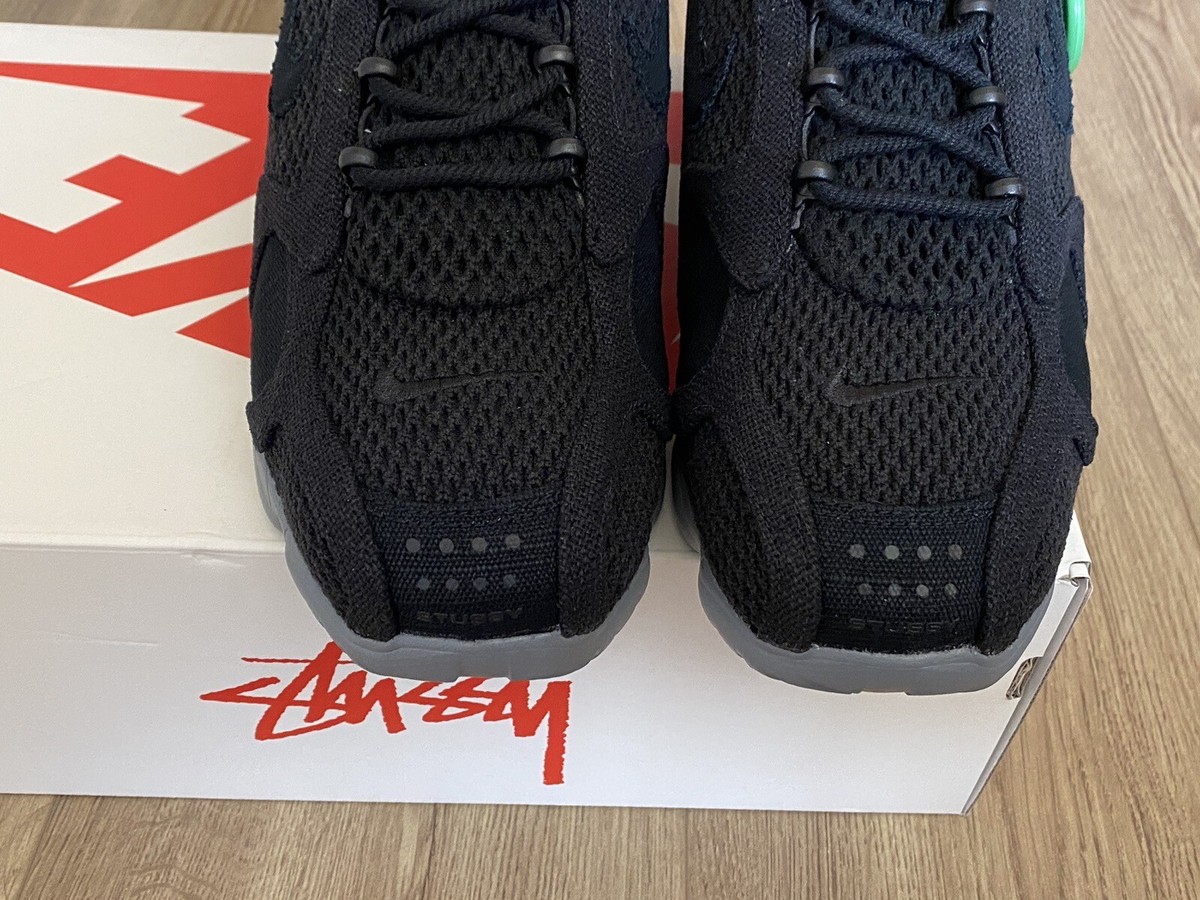 2020 Nike Air Zoom Spiridon Cage 2 Stussy Black CQ5486-001 Size