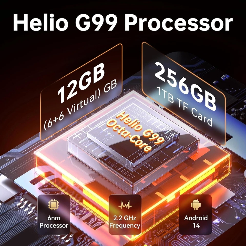 OUKITEL RT8 Outdoor Tablet 11 Zoll 12GB+256GB 20000mAh 48MP 5G Dual SIM Tablet - Bild 3 von 4