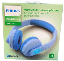 PHILIPS K4206B Kids Wireless On-Ear Headphones-BT-Wired-Parental app control-NEW