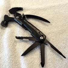 Veitorld Custom Engraved Best Grandpa Ever Black Multi-Pocket Tool Gift