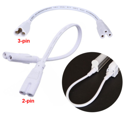 4x T5 T8 LED -Rohranschluss -Adapter -Kabeldraht männlich bis weiblich 30cm 50cm
