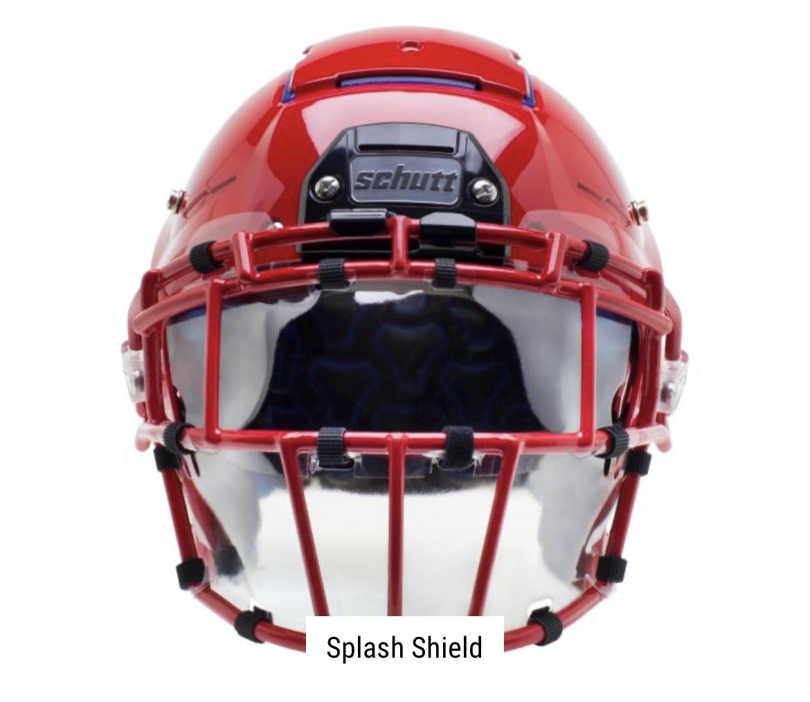 Face Mask Schutt Football Splash Shield Pack Schutt Clear Football