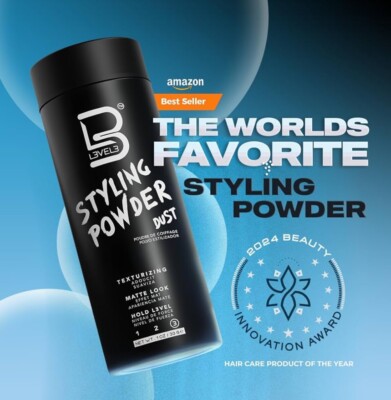 L3VEL3 Styling Powder Dust /Texturizing/Matte Look/Hold Level 3