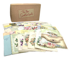 Vintage Greeting Card Lot Flowers Dogs Bunny 3D Birthday Sympathy Scrapbook