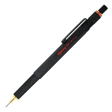 Rotring 800 0.7mm Mechanical Pencil Black Metal Body Twist and Click Design