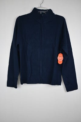 Boys Wonder Nation School Uniform Zip-Up Sweater  Blue XXL(18)