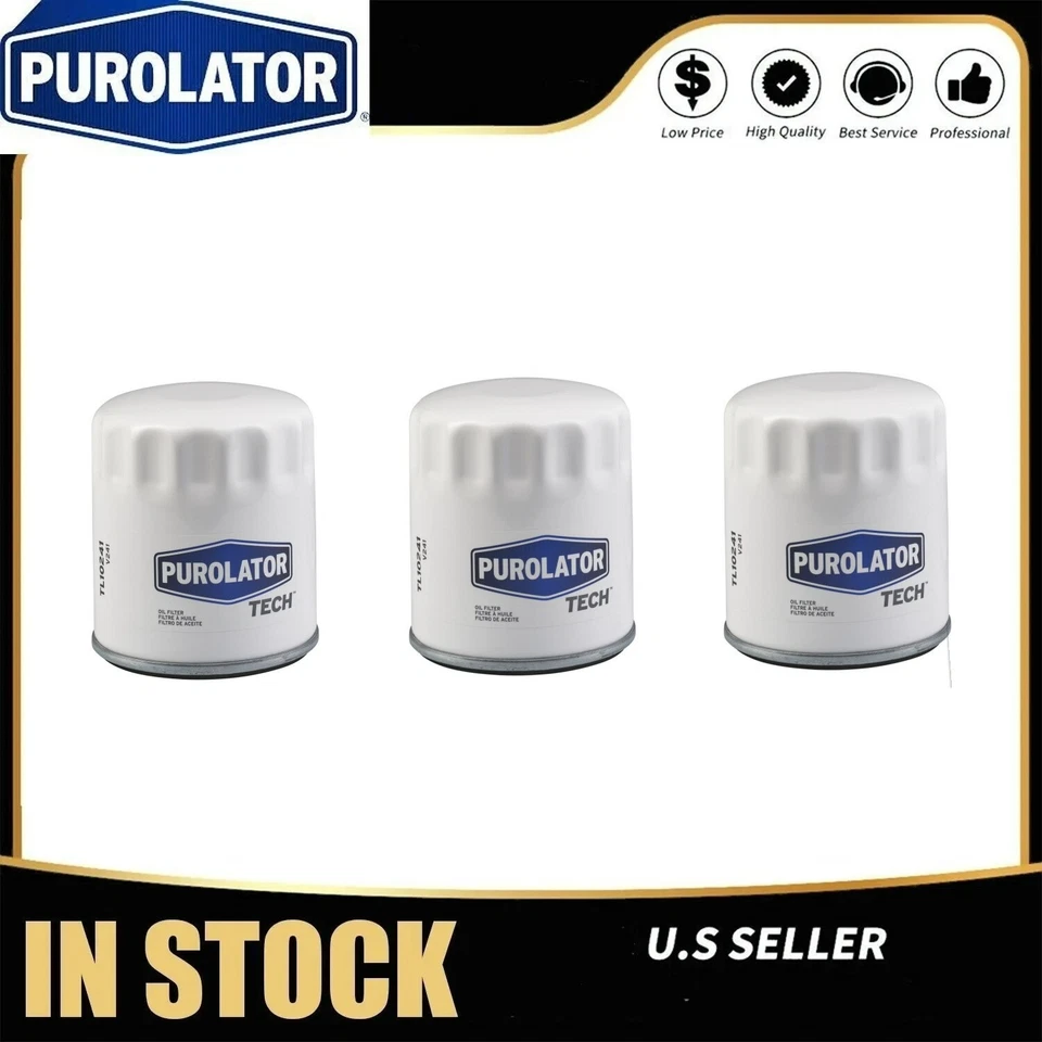 Filtro de aceite de motor 3 Purolator 4105409AC para Chrysler Dodge Jeep MO-409 2001-2011 Foto 2 de 4