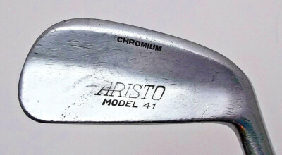 3-Iron 24° Aristo Model 41 Chromium Forged Blade Pyratone Leather Grip