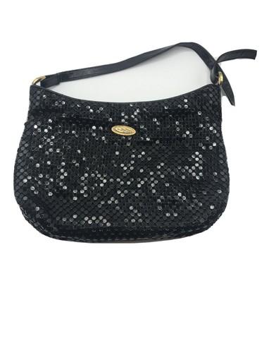 Vintage? Black Glomesh Metal Handbag - Bild 1 von 7