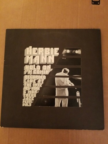 Herbie Mann Hold On, Im Comin' Vinyl Schallplatte 1973 sehr guter Zustand