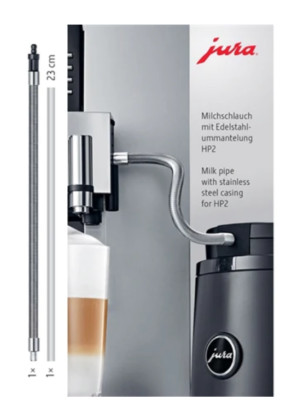 Jura Milk Pipe with stainless steel casing HP2 (GIGA X7, GIGA W3, GIGA 6)