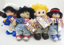 Save The Children Collection Plush 4 Yarn Hair Dolls w/Tags