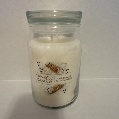 Yankee Candle - Large 20 oz Double Wick Jar Candle - Chocolate Chip Cannoli