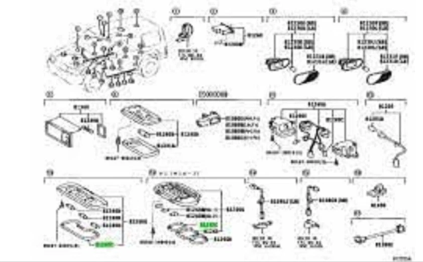 Toyota Genuine OEM LENS, MAP LAMP, NO.1 LEXUS LX470 UZJ100 ☆ 81265-60060 ☆ - Image 4 of 4
