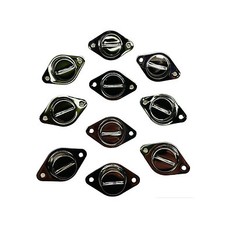 Chrome Ejecting Slot Head DZUS Fasteners - 5/16" .550 10pk