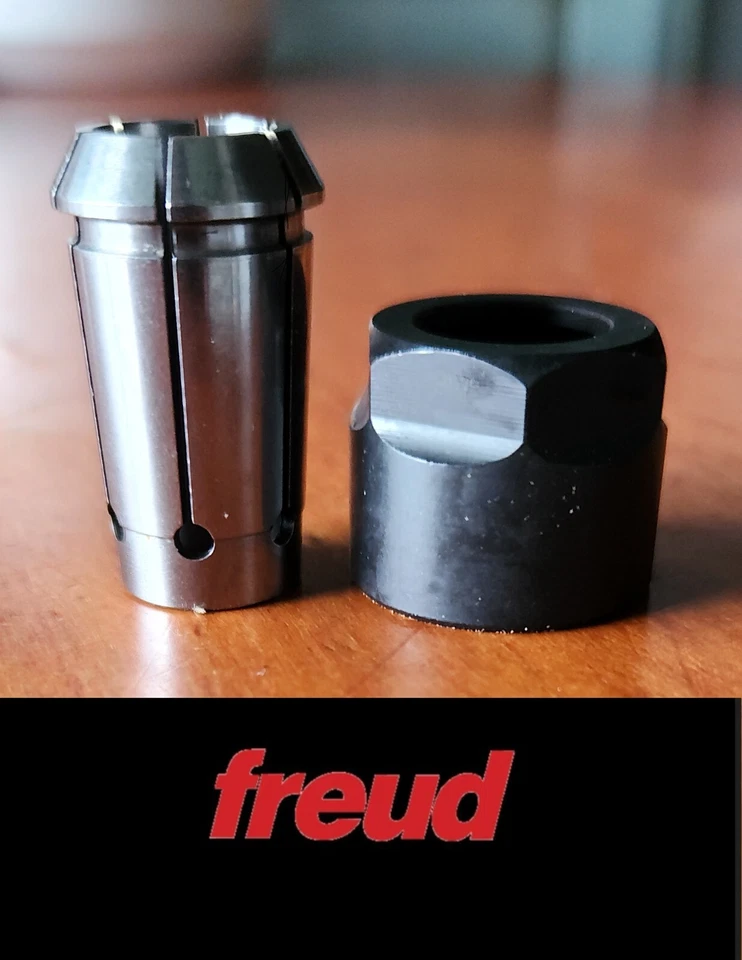 Freud 1/4" (6.25mm) Router Collet & Nut FT1700, FT2000, FT2030, FT2200, FT3000