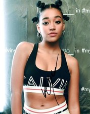 Amandla Stenberg Signed Autograph 8x10 Photo THE HATE U GIVE Actress COA 