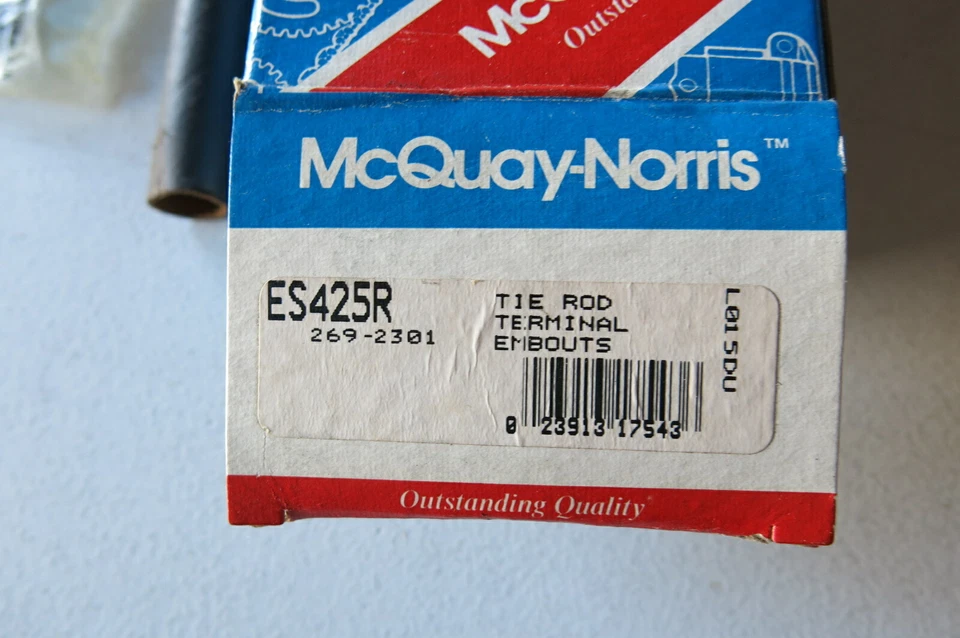 Extremidade da haste de amarração de direção McQuay-Norris ES425R para Buick, Pontiac, Oldsmobile, Chevy - Imagem 2 de 4