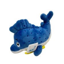 The Seagate Resort Plush Mini Blue Dolphin Stuffed Animal Lovey 6 x 4"