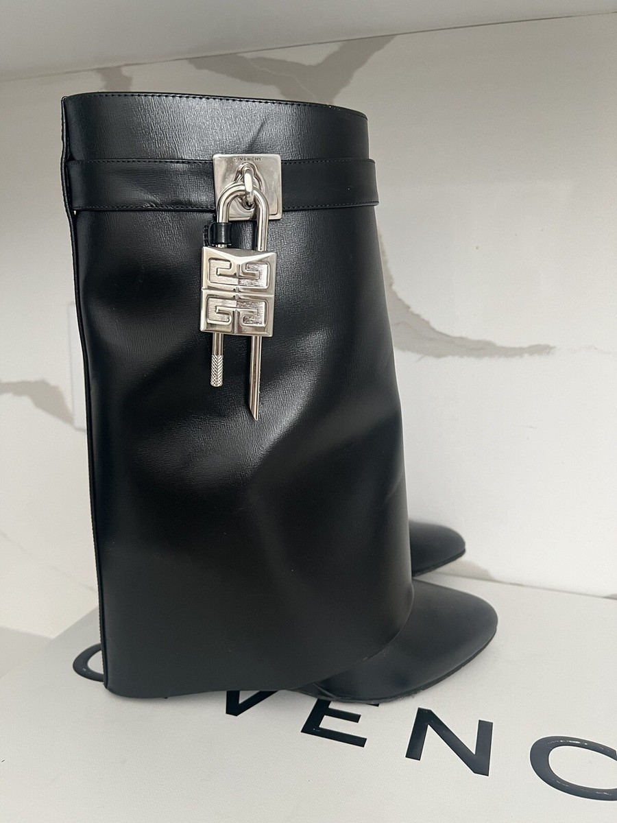 Givenchy Shark Lock ankle boots in leather Size 38.5 | eBay