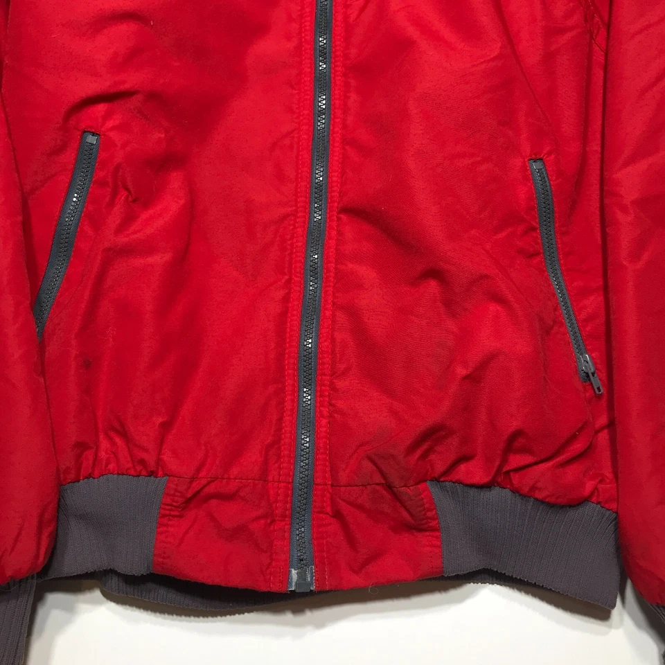 EMS Eastern Mountain Sports Jacket Mens Size M Polar Fleece Red Mediumweight Zip - Image 4 of 4