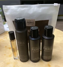 Abercrombie & Fitch A&F Fierce Reserve Travel Kit 4pcs