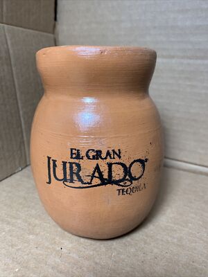 EL GRAN JURADO TEQUILA MEXICO TONCHA CREAM LIQUEUR Advertising Promo logo JUG