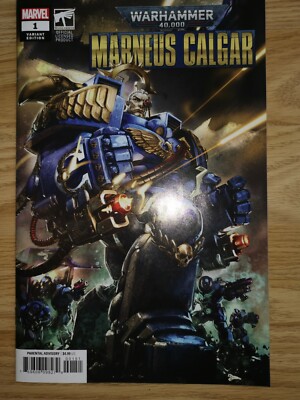 WARHAMMER 40K-MARNEUS CALGAR Issue 1 EXCLUSIVE GAMES WORKSHOP COVER MARVEL COMIC