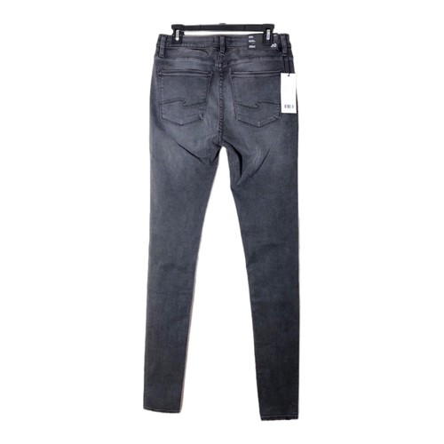 NEW Silver Jeans Womens Robson Jeggings Distressed High Rise Button Fly Size 30 - Picture 4 of 7