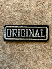 Motorcycle Biker Jacket Vest Embroidered Patch * ORIGINAL *  Rider Gift * Bag Co