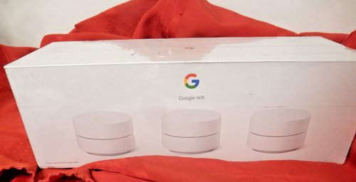NEW, Sealed, Google Wifi Router, 3 Pack, AC1200, WiFi System 4500 Sq Ft Coverage