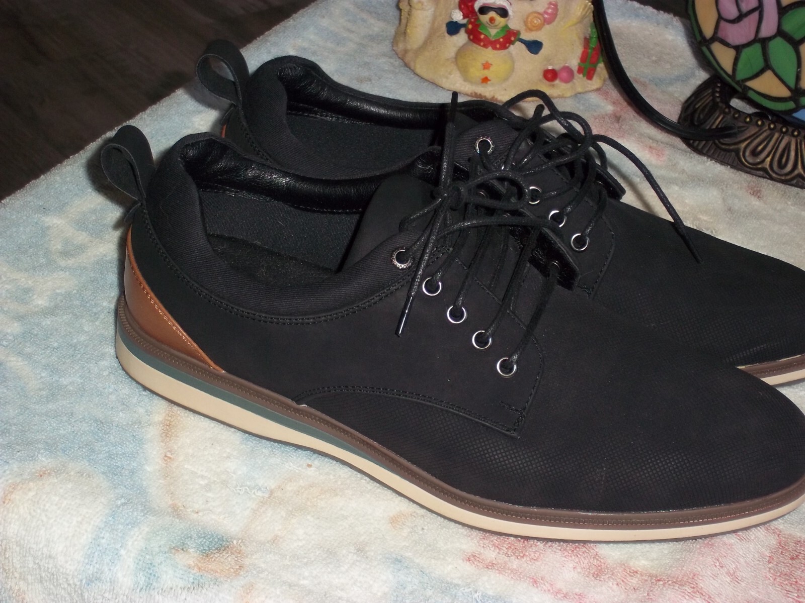 SAOLA Scarpe casual nere stringate Bruno Marc da uomo scarpe formali scarpe Oxford taglia 9