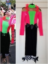 Adult Medium ACROBAT Circus Dance Costume Custom Design NOT SOLD IN CATALOGS 3A