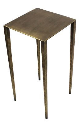 24 Brass Iron Square End Table