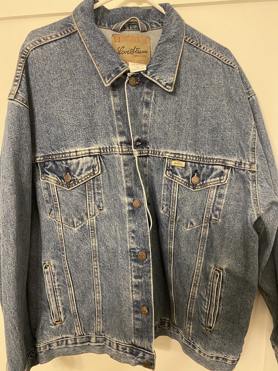 Vintage Levi Strauss Signature Mens Large Blue Denim Jean