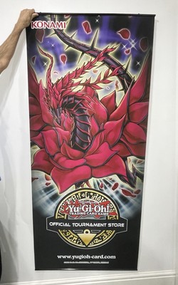 Yu-Gi-Oh! Black Rose Dragon - Official OTS Banner - 80 cm x 180 cm