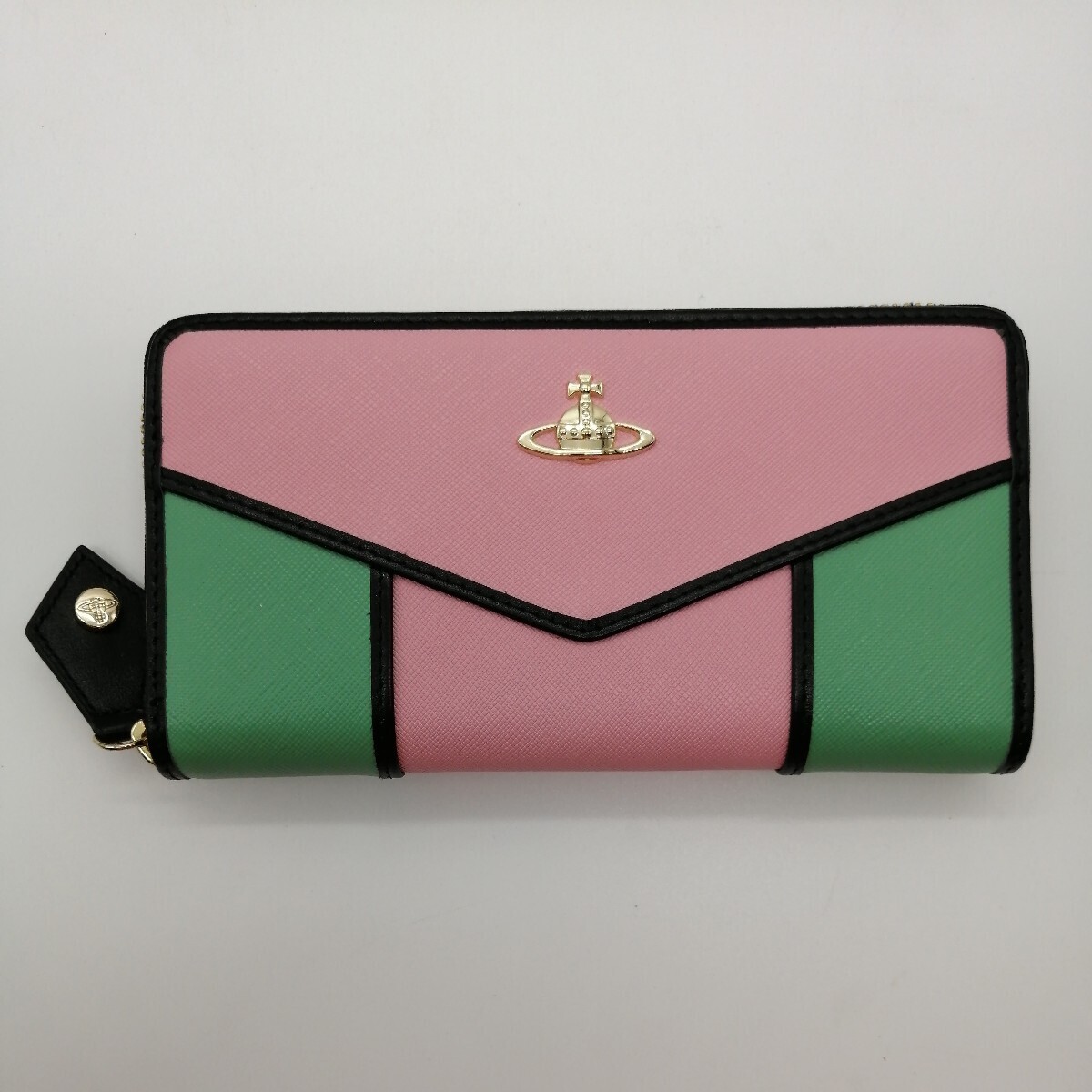 Vivienne Westwood Long Wallet Wallet Round Zipper Pink Light Vivienne Westwood Long Wallet Wallet Round Zipper Pink Light