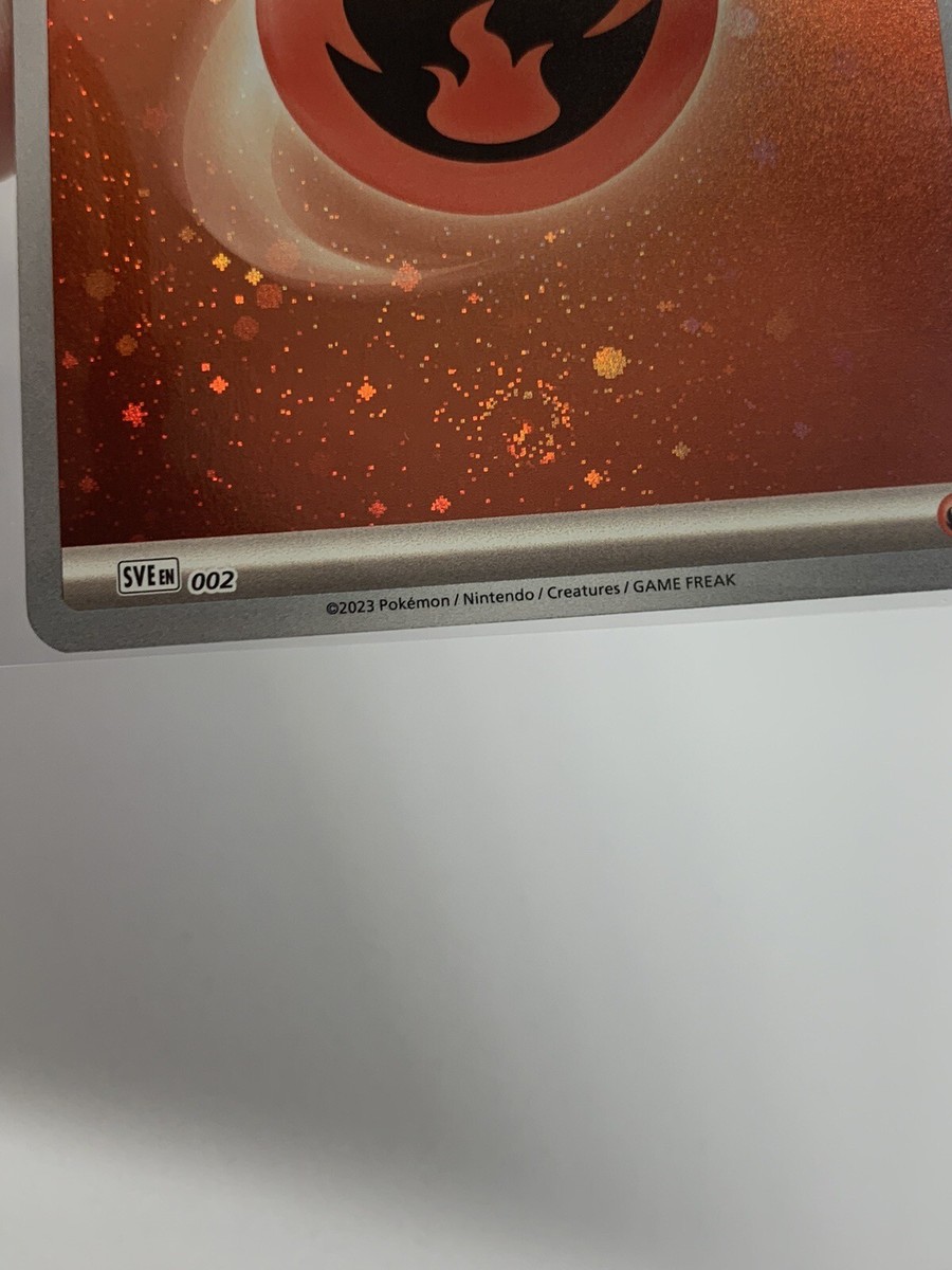 【レア！】KRAFT BLAZE 151 Pokémon 151 - Basic Fire Energy Holo 002 Pokémon TCG W