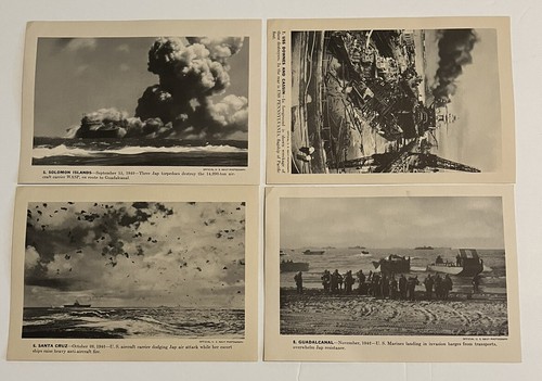 World War Two War Pix Aquatone Series 1 Official Navy & Coast Guard Photos - Picture 7 of 7