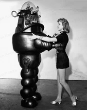 8x10 Print  Anne Francis Marvin Miller Robby the Robot Forbidden Planet #ROBA