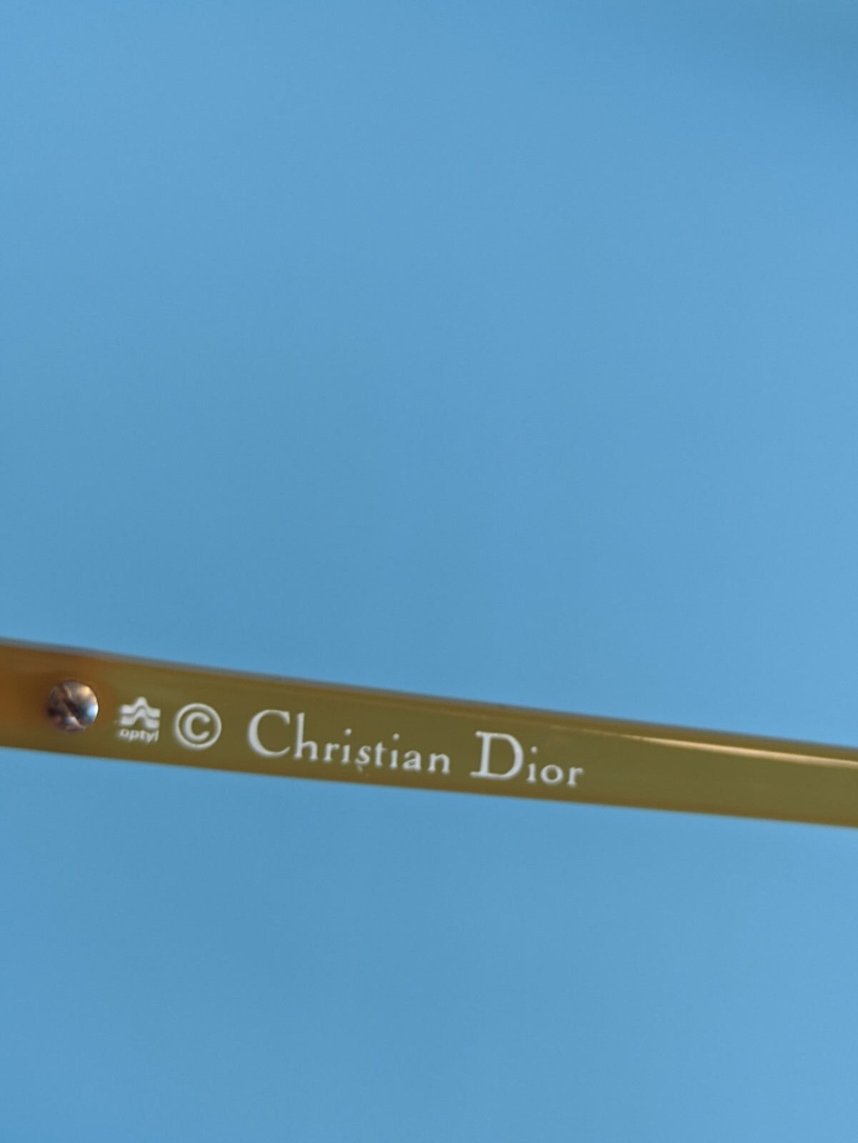 VINTAGE CHRISTIAN DIOR 2307 RECTANGULAR EYEGLASSE… - image 4