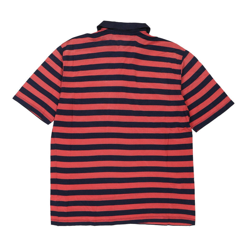 Polo a righe Yves Saint Laurent XL cotone rosso