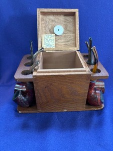 6 VINTAGE TOBACCO PIPES AZTEC HUMIDOR CASANO GRECIAN AM&A VIKING ITALIAN BRIAR