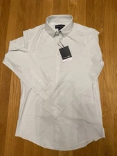 Mizzen+Main Leeward LS Dress Shirt - Medium Trim Fit - Deep Sea Plus Print