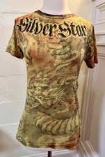Silver Star Casting Company Dragon 🐉 T-Shirt Women’s Large Made In USA