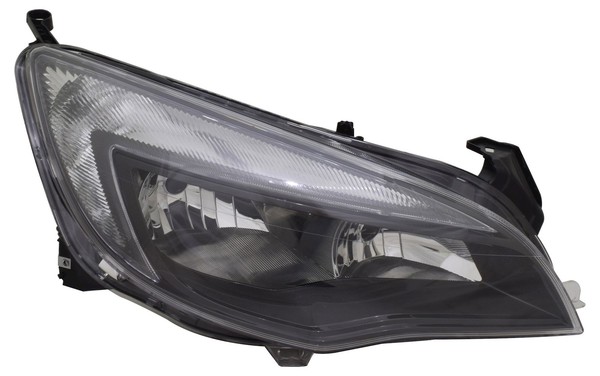 Scheinwerfer Rechts FüR Opel Astra J 2012-2015 Schwarz H7 LWR Motor Stellmotor-image
