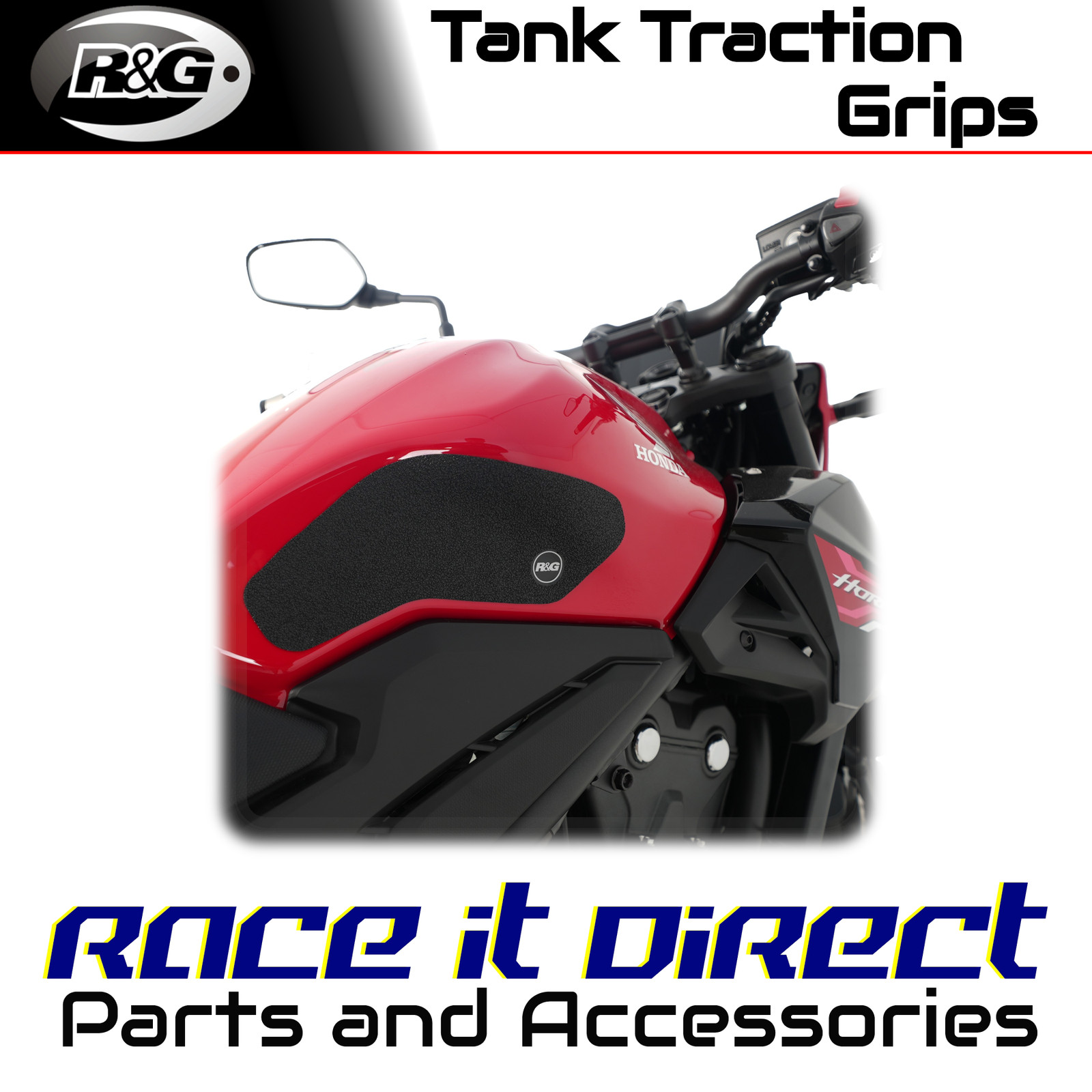 Tank Traction Grips for Honda CB500F 2019-2023 R&G